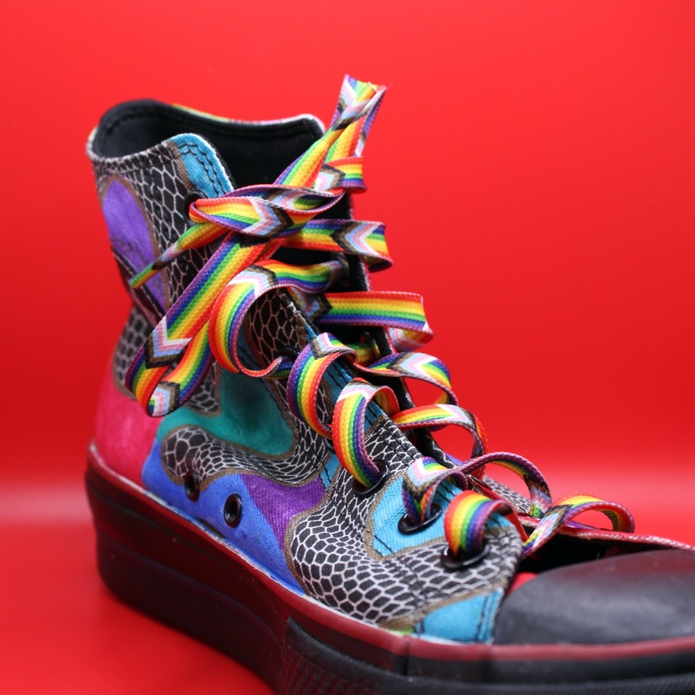 Colorful High-Top Converse